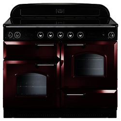Rangemaster Classic 110 Induction Hob Range Cooker Cranberry